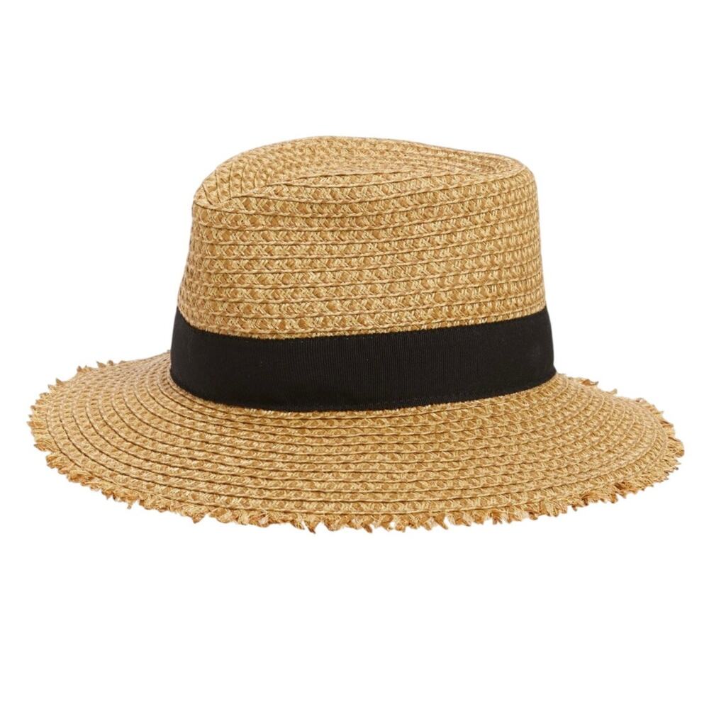 Eric Javits Straw Fedora Look Again Sun Hat